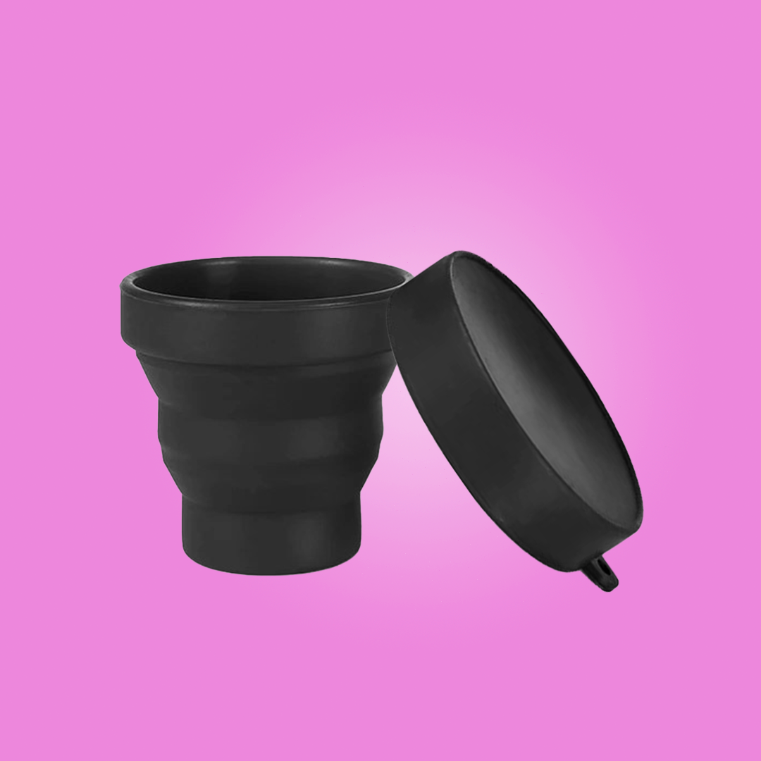 MomDaughts' Foldable Sterilizer Cup.
