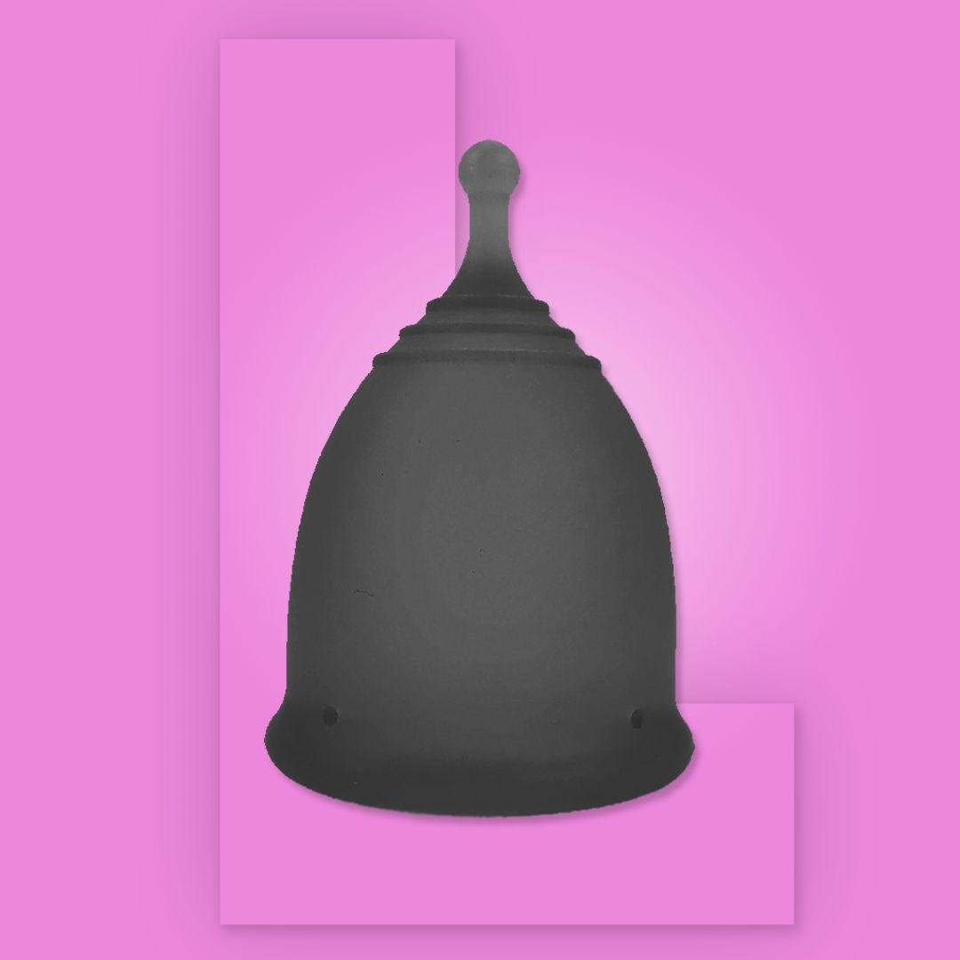 MomDaughts' Short Tailed Menstrual Cup.