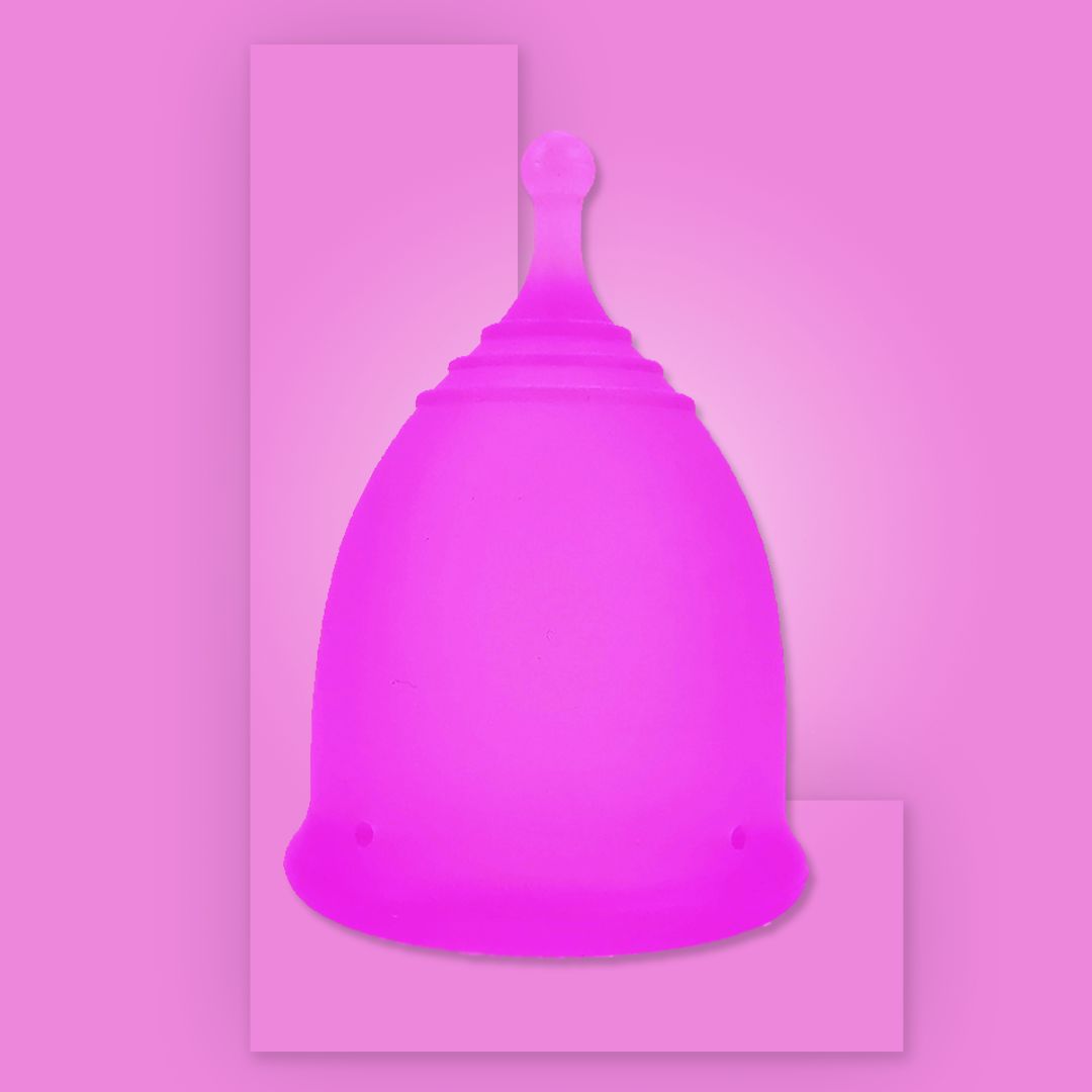 MomDaughts' Short Tailed Menstrual Cup.