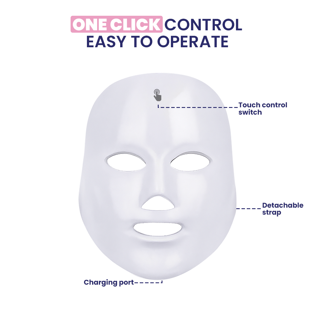 MomDaughts' 7-LED Face Therapy Mask