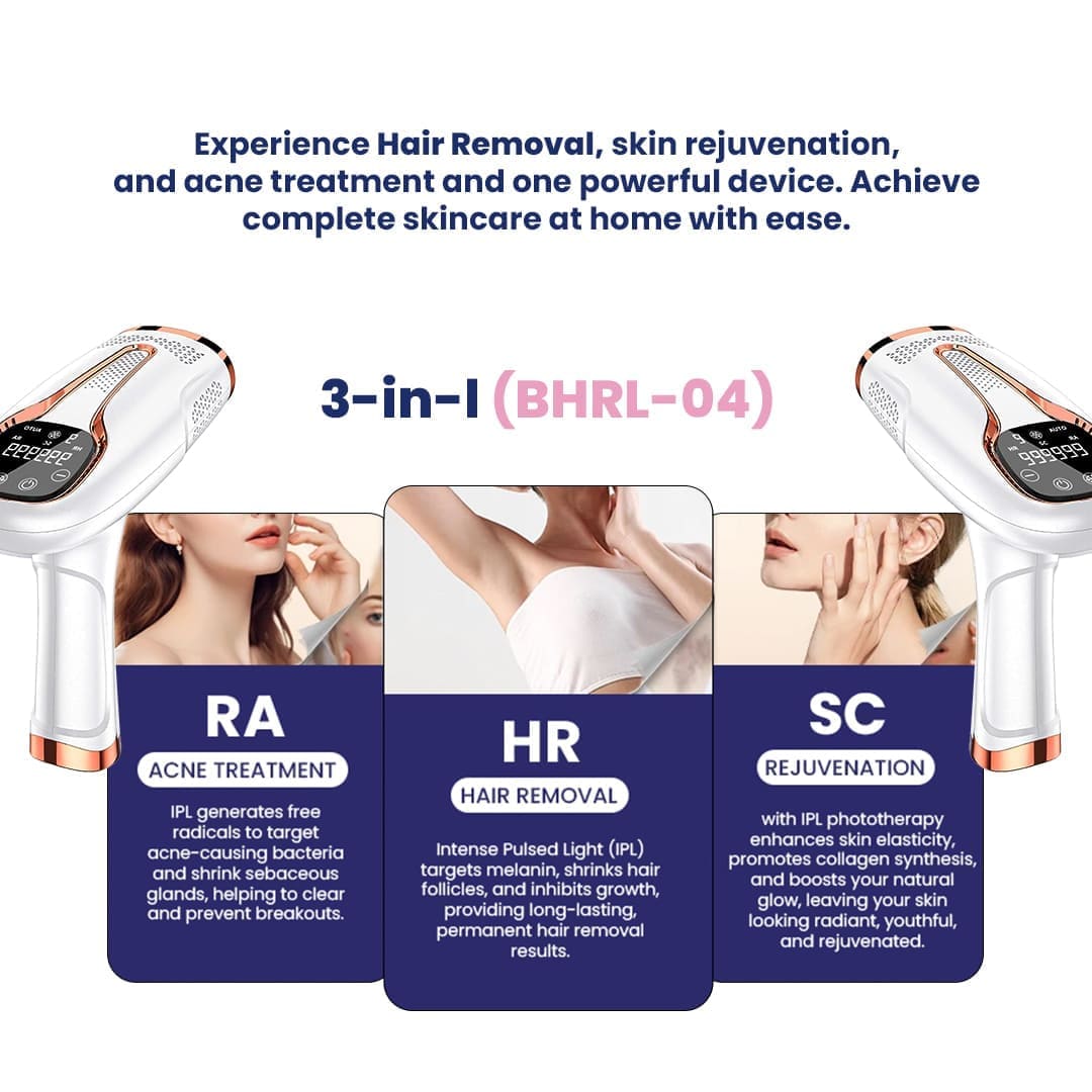 MomDaughts' Premium IPL Hair Remover with Cooling Effect