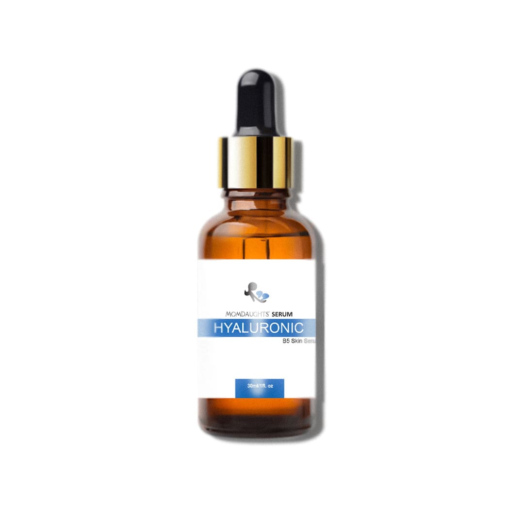 MomDaughts' Hyaluronic Acid + Vitamin B5 Serum: Hydrated Skin 30mL.