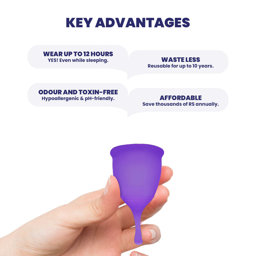 Advantages of using a menstrual cup