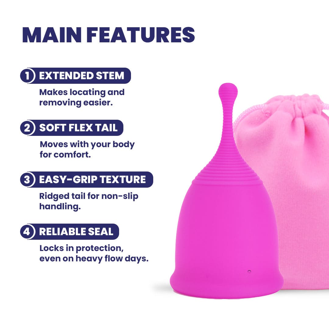 Main Features of MomDaughts' Pakistan Menstrual Cup