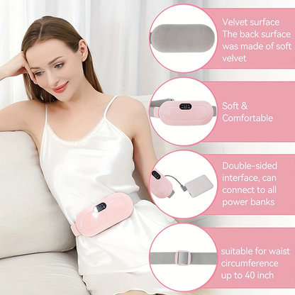 Menstrual Period Heating Pad for Cramps Massage.