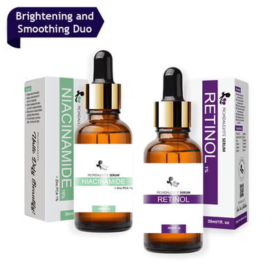 Niacinamide and Retinol Serums Together.