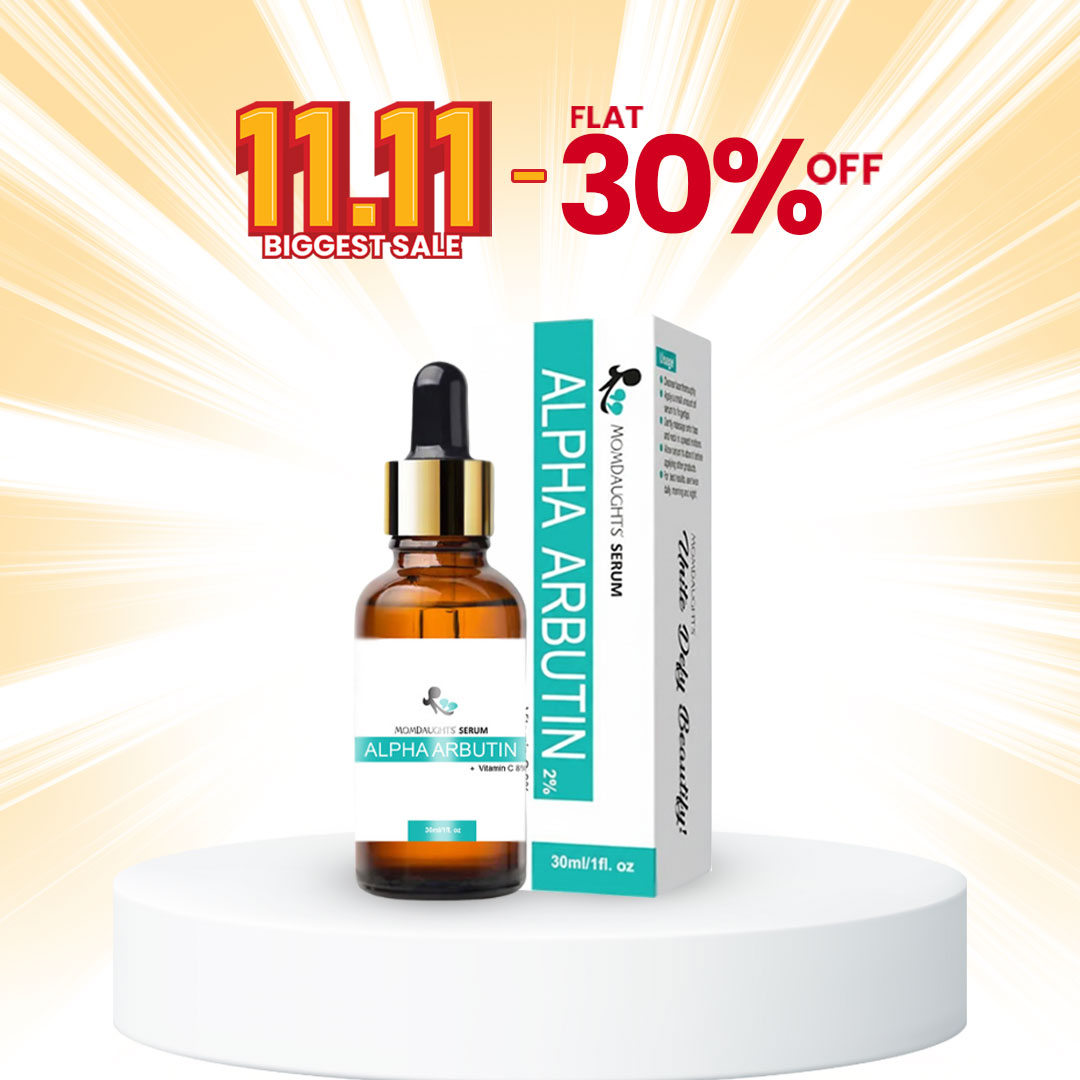 MomDaughts' Alpha Arbutin + Vitamin C Skin Serum: Brightening Skin 30mL