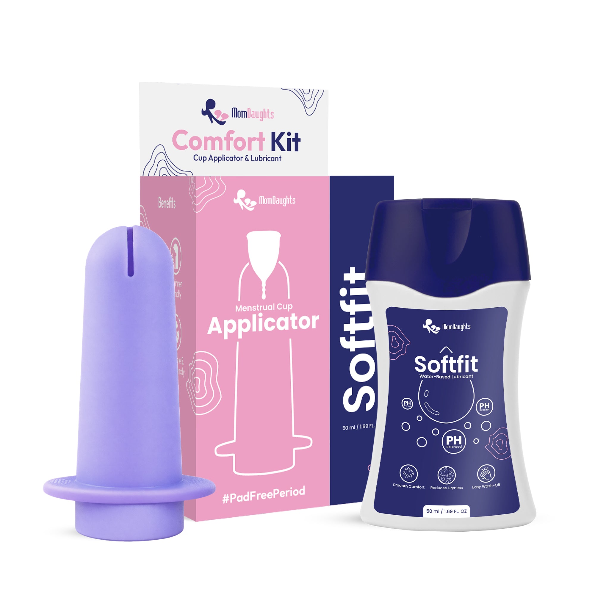 Menstrual Cup Comfort Kit (Applicator + Softfit Lubricant)