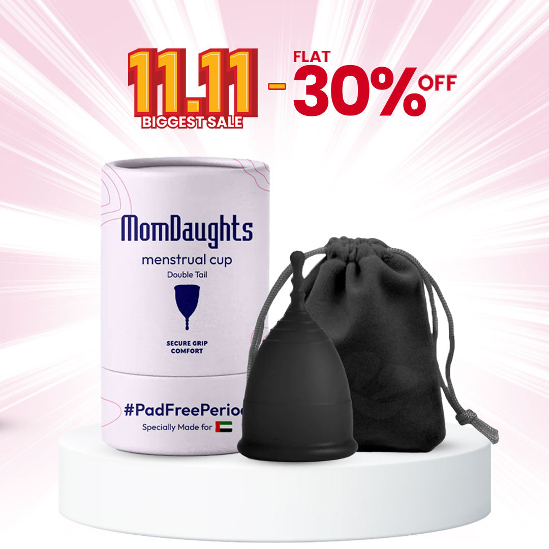 MomDaughts' Double tail Menstrual Cup