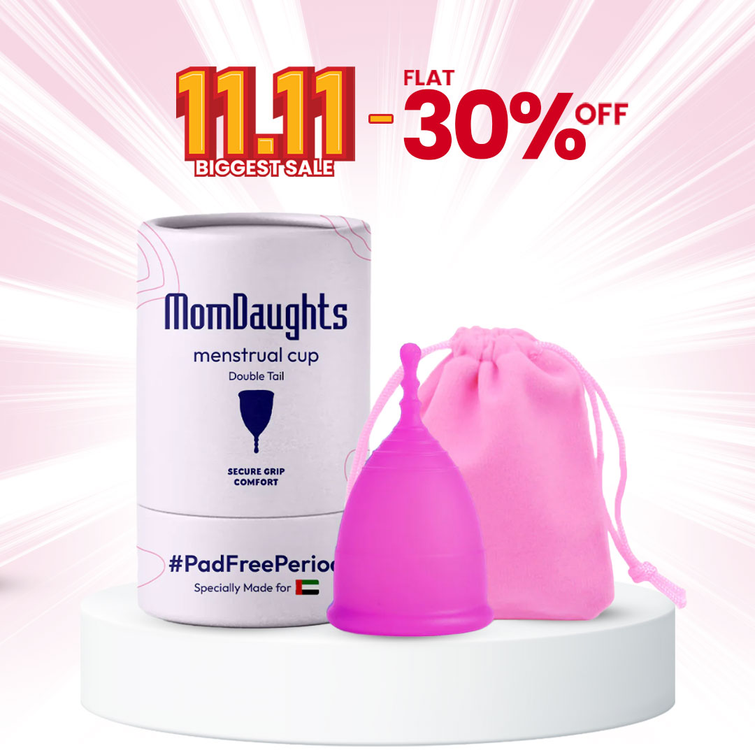 MomDaughts' Double tail Menstrual Cup