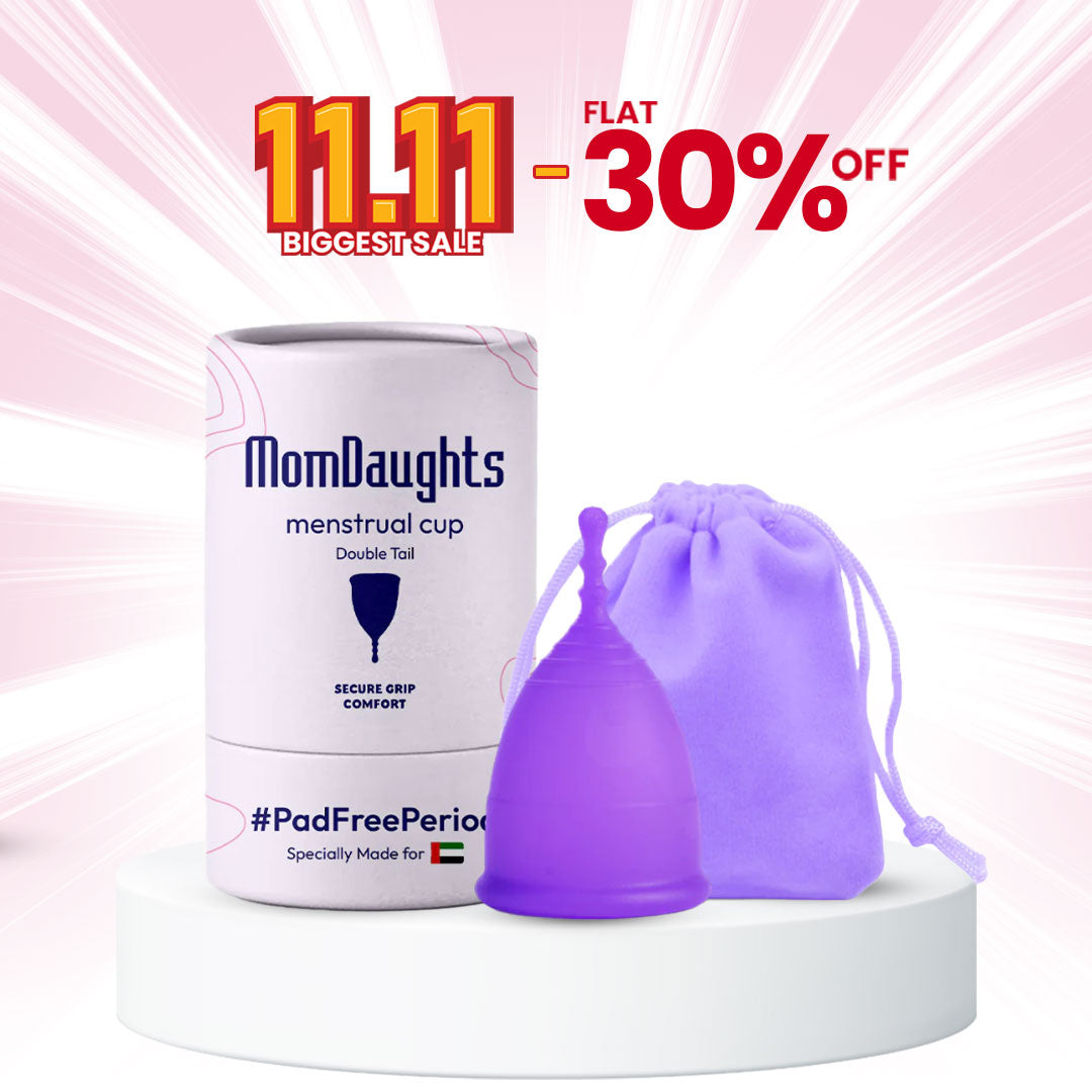 MomDaughts' Double tail Menstrual Cup