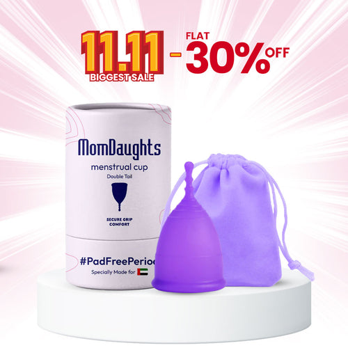 MomDaughts' Double tail Menstrual Cup