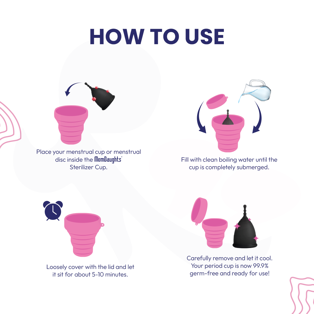 MomDaughts' Foldable Sterilizer Cup