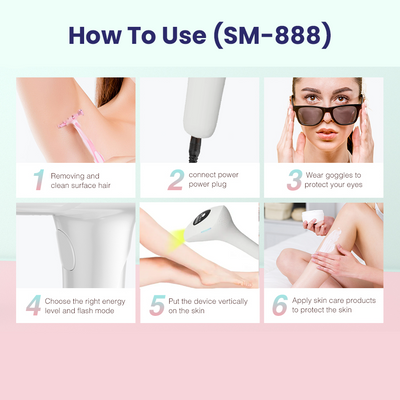 MomDaughts' IPL Hair Remover SM-888