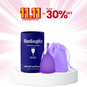 MomDaughts' Long Tailed Menstrual Cup