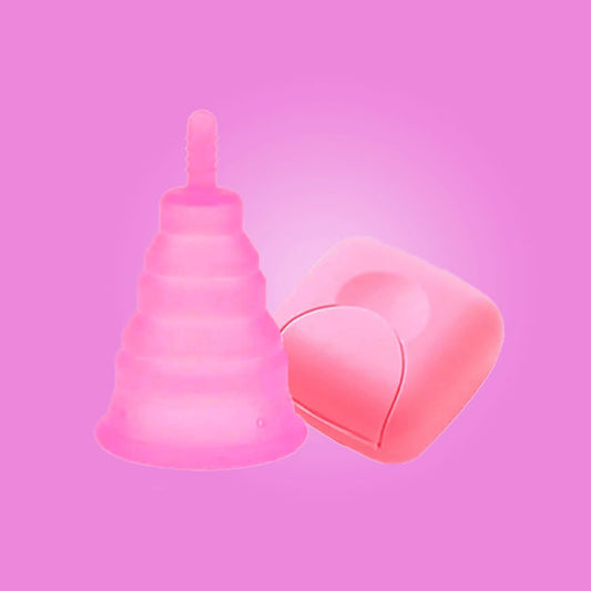 MomDaughts' Collapsible Menstrual Cup With Cute Storage Case - MomDaughts