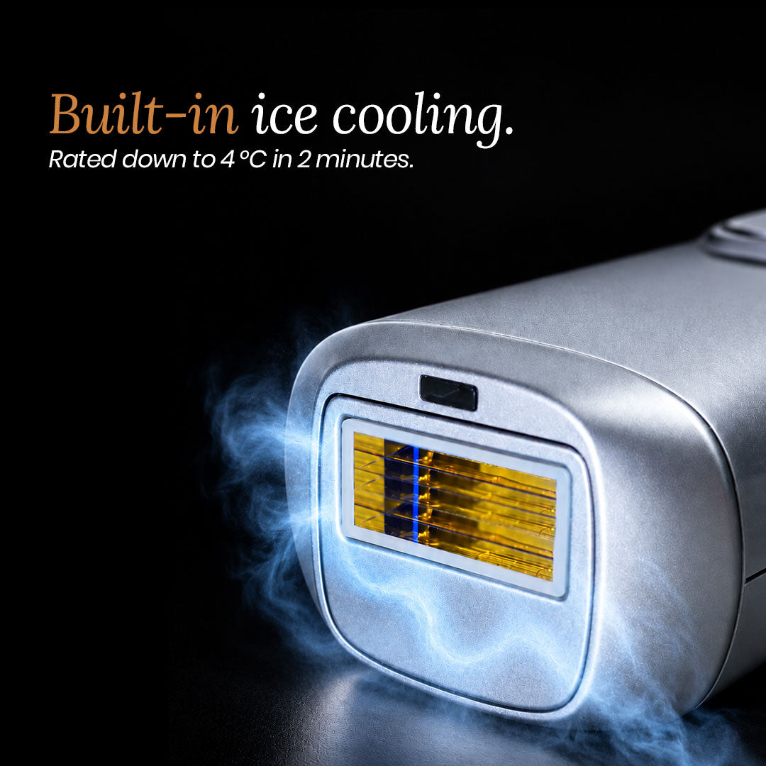 Indulge light window with cool vapour, built-in ice cooling rated down to 4 °C in 2 minutes