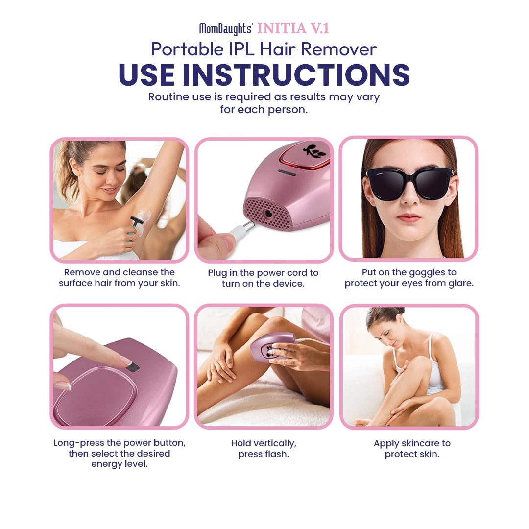 MomDaughts' Portable IPL Hair Remover
