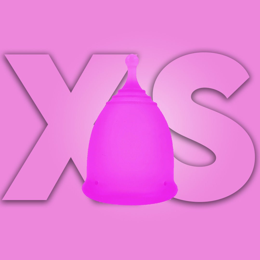 MomDaughts’ Short Tailed Menstrual Cup - Pink / XS (Extra Small) - menstrual cup