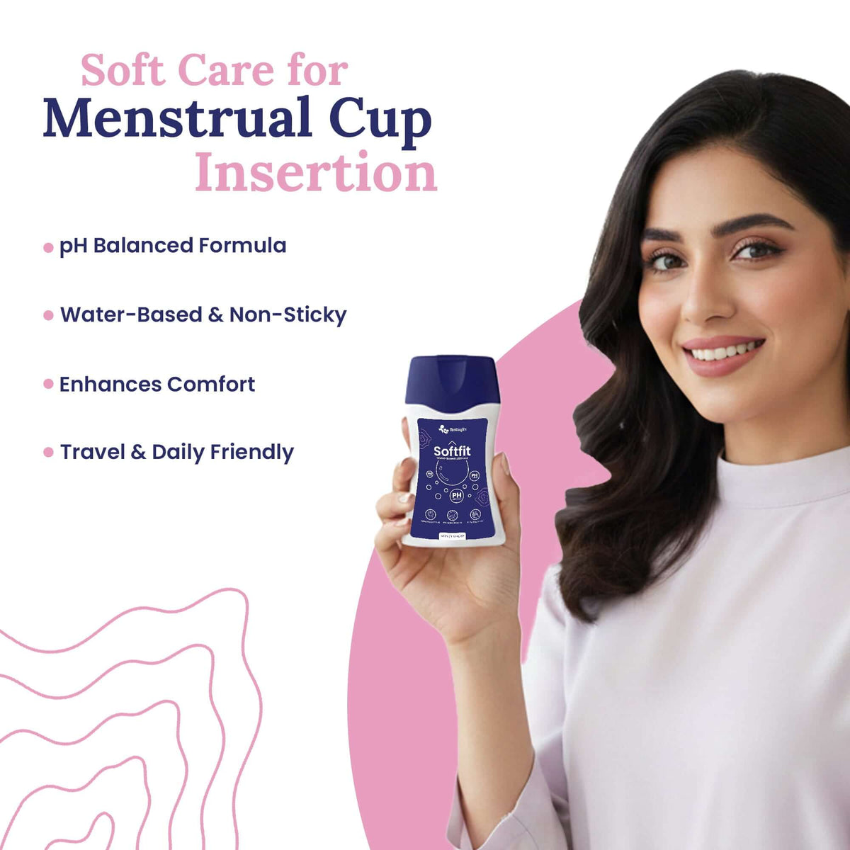 Softfit Menstrual Cup Lubricant Pakistan | Softfit Water-Based – MomDaughts