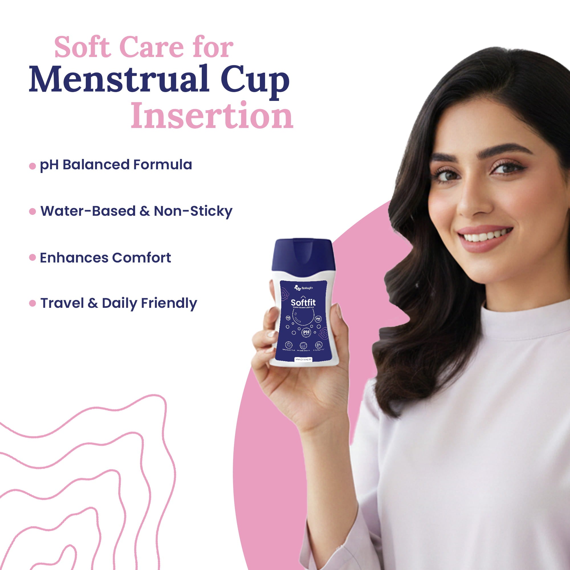MomDaughts Softfit Lubricant for Menstrual Cup (50ml)