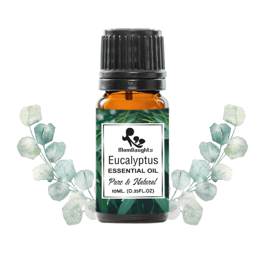 Natural Clear Respiratory MomDaughts' Eucalyptus 100% Natural & Pure Essential Oil Soothing Aromatherapy Blend - MomDaughts