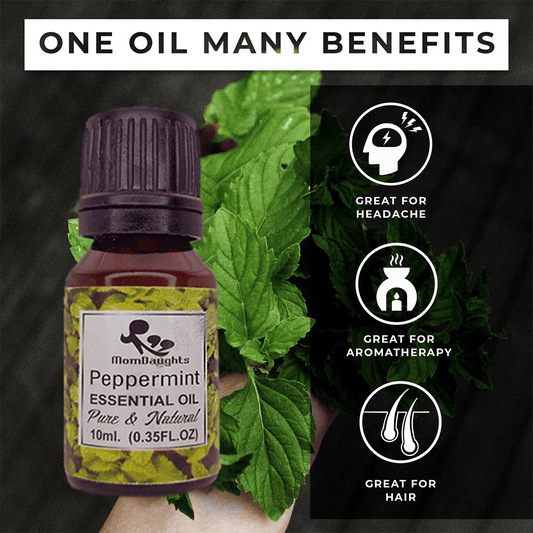 Cooling Mint Sensation Momdaughts' Peppermint 100% Natural & Pure Essential Oil-Essential Oil-MomDaughts