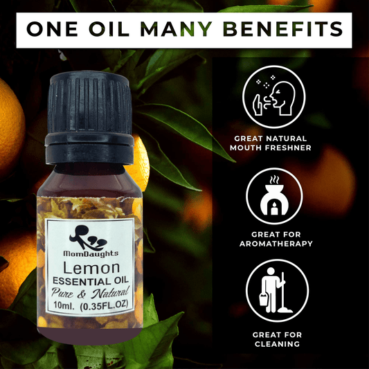 Elevate Your Mood MomDaughts' Lemon 100% Natural & Pure Essential Oil-Essential Oil-MomDaughts