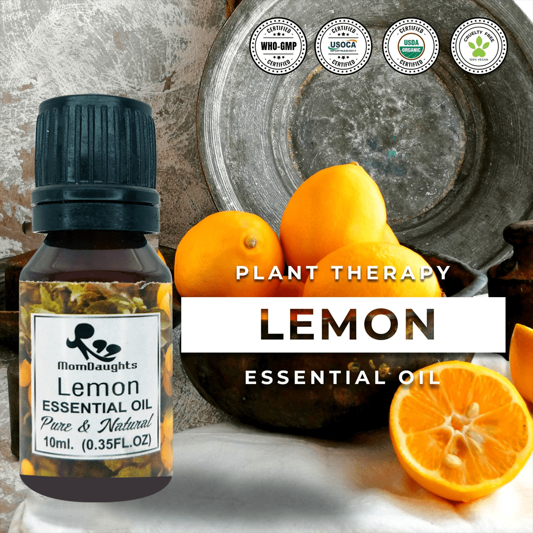 Elevate Your Mood MomDaughts' Lemon 100% Natural & Pure Essential Oil-Essential Oil-MomDaughts