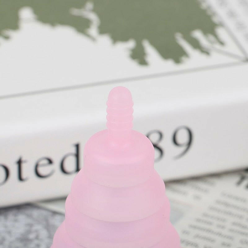 MomDaughts' Collapsible Menstrual Cup With Cute Storage Case.